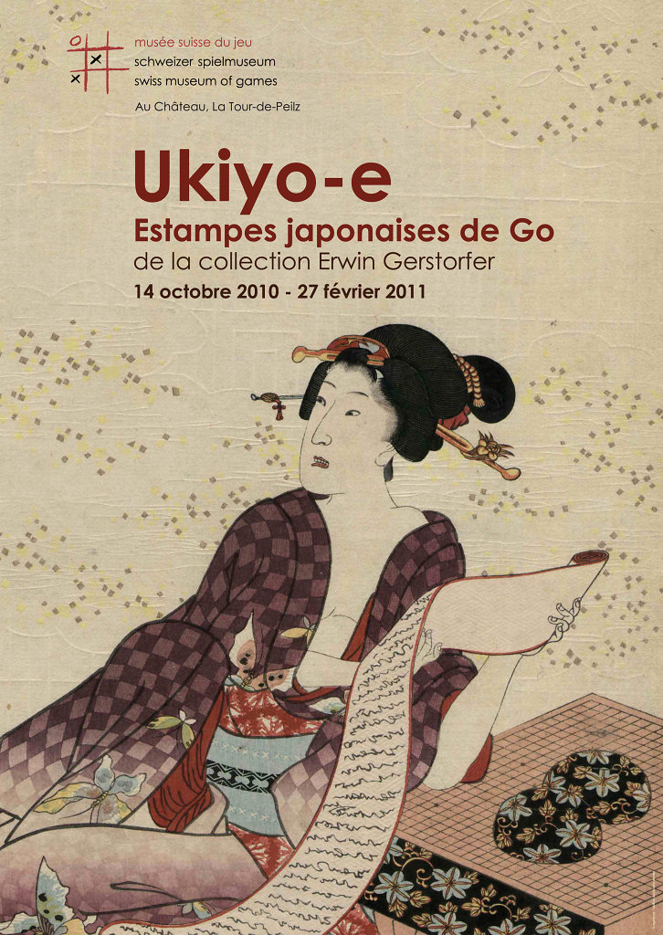 Affiche pour l'exposition "Estampes japonaises de Go"
