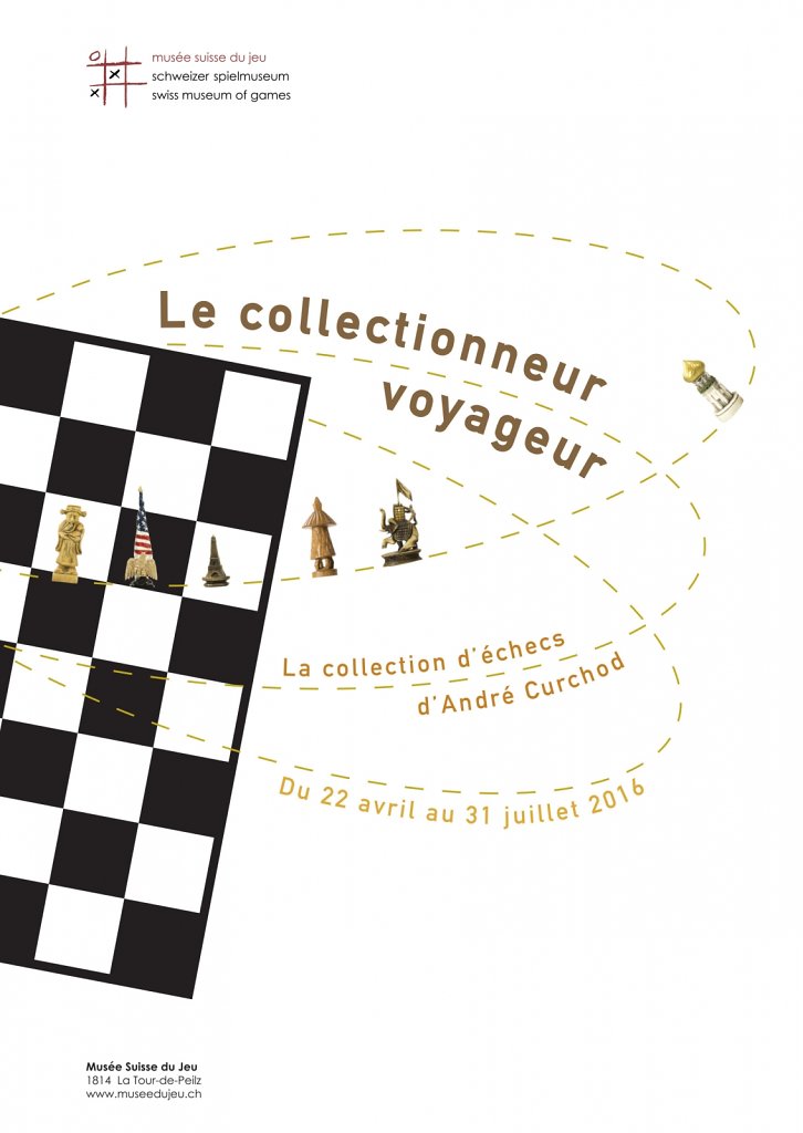Affiche "Le collectionneur voyageur"